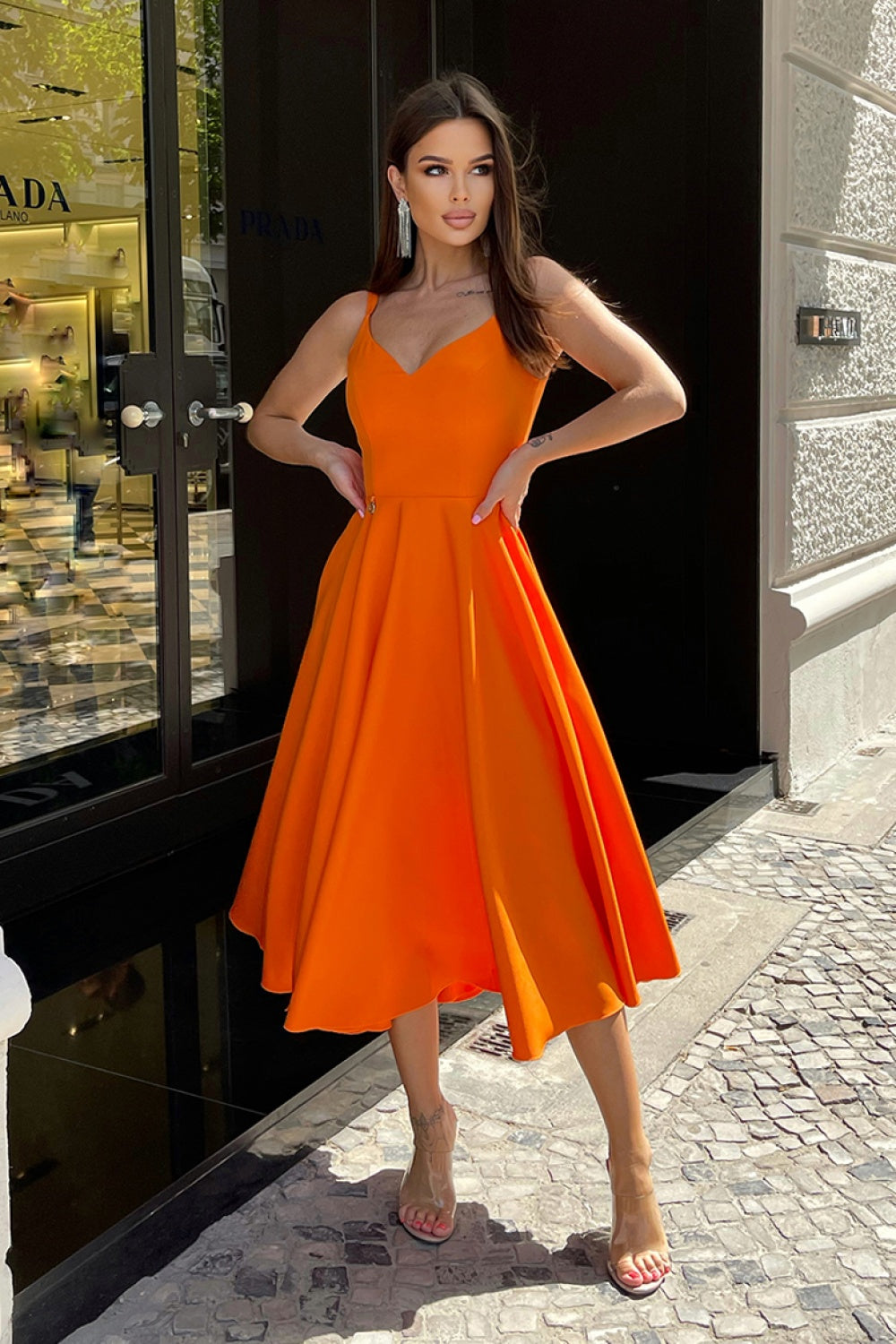 Vestido de día modelo 167872 Bicotono