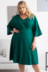 Vestido talla grande modelo 168958 Karko