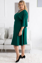 Vestido talla grande modelo 168958 Karko