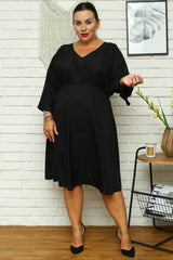 Vestido talla grande modelo 168959 Karko