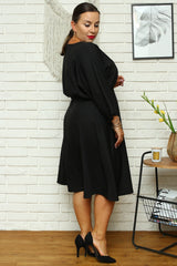 Vestido talla grande modelo 168959 Karko