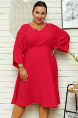 Vestido talla grande modelo 168961 Karko
