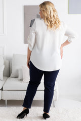 Blusa talla grande modelo 168994 Karko