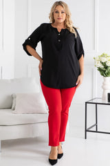 Blusa talla grande modelo 168995 Karko