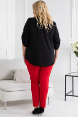 Blusa talla grande modelo 168995 Karko