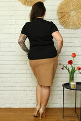 Blusa talla grande modelo 169016 Karko