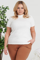 Blusa talla grande modelo 169018 Karko