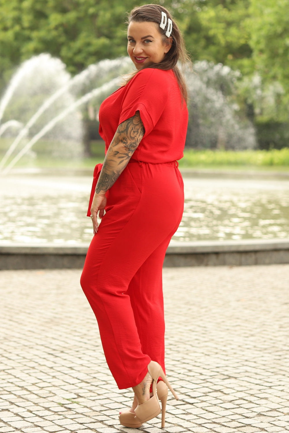 Traje talla grande modelo 169153 Karko