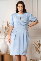 Vestido talla grande modelo 169158 Karko