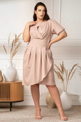 Vestido talla grande modelo 169159 Karko