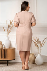 Vestido talla grande modelo 169159 Karko