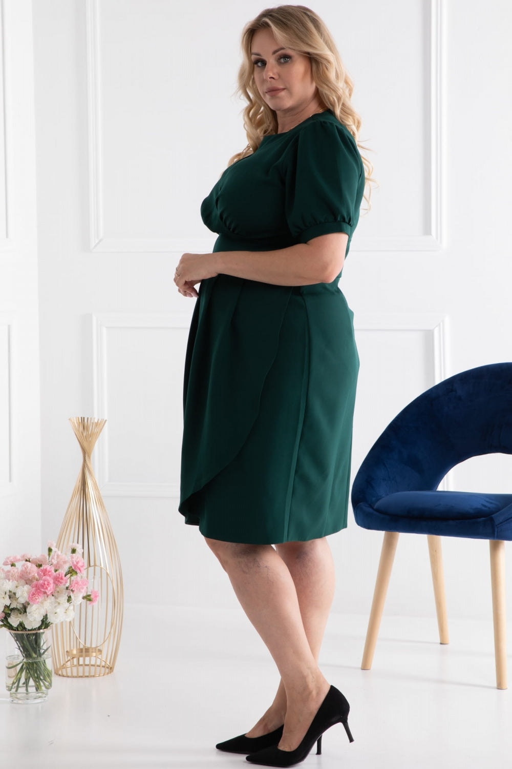 Vestido talla grande modelo 169161 Karko