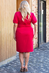 Vestido talla grande modelo 169162 Karko