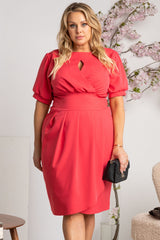 Vestido talla grande modelo 169166 Karko