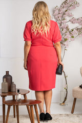 Vestido talla grande modelo 169166 Karko