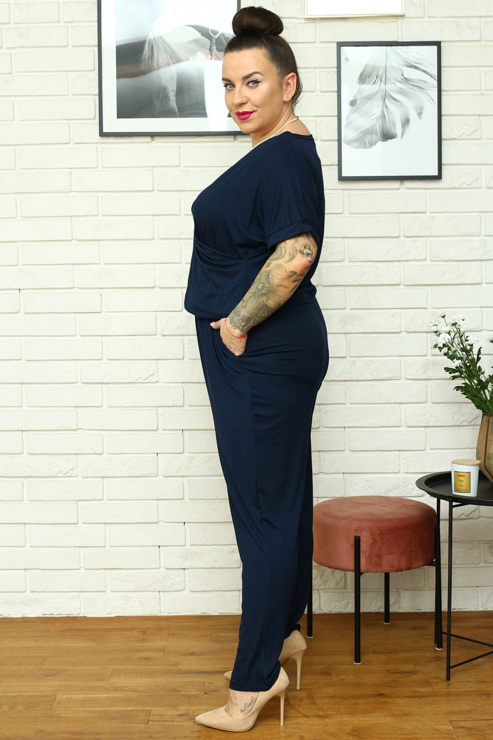 Traje talla grande modelo 169206 Karko