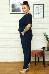 Traje talla grande modelo 169206 Karko
