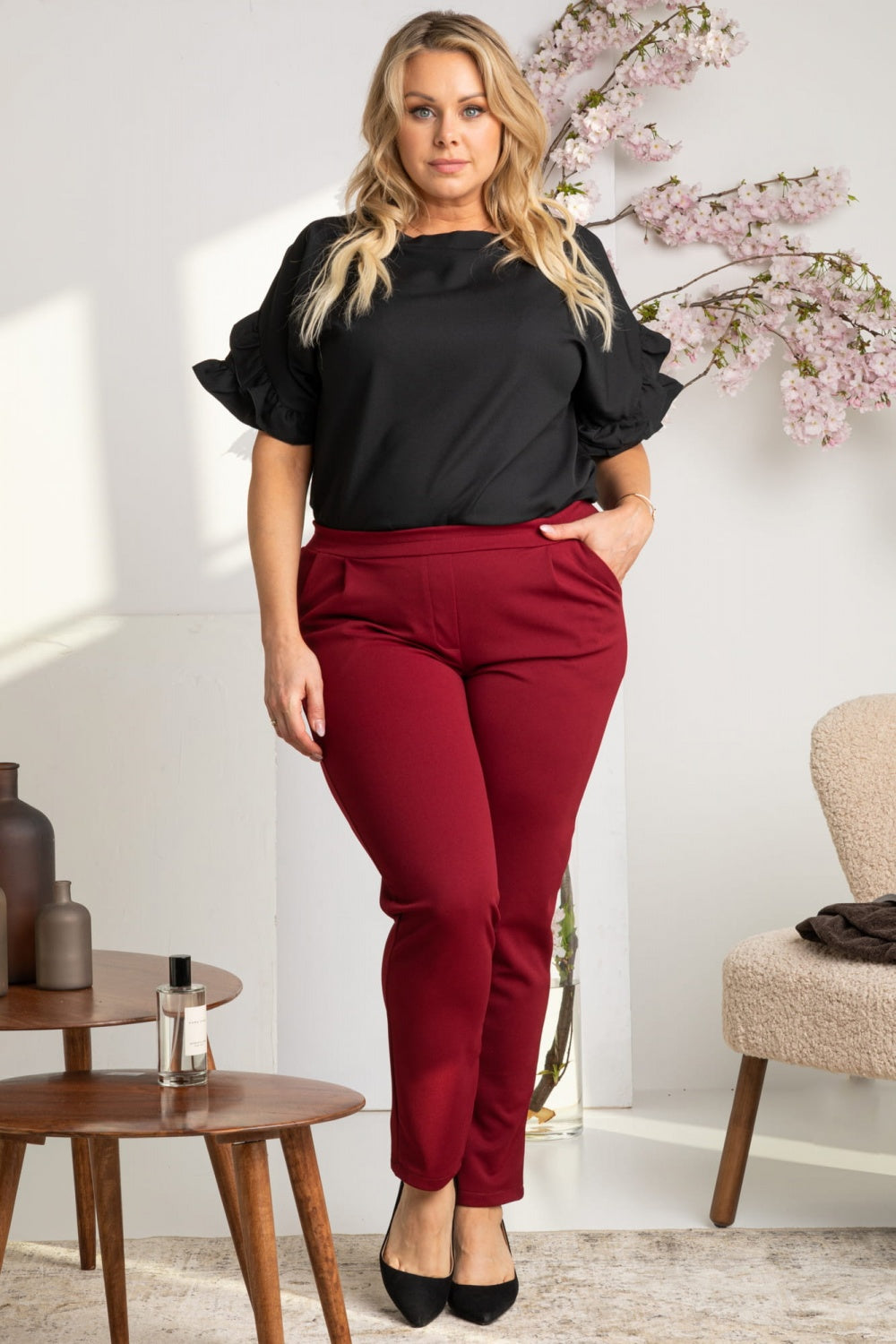 Pantalón talla grande modelo 169230 Karko