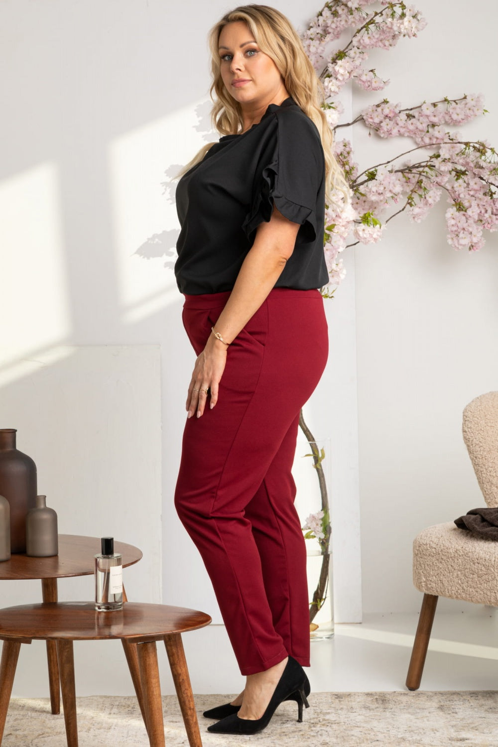 Pantalón talla grande modelo 169230 Karko