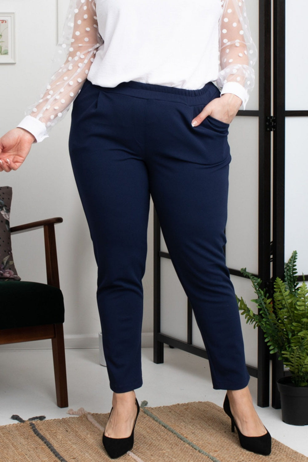 Pantalón talla grande modelo 169232 Karko