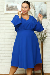 Vestido talla grande modelo 169251 Karko