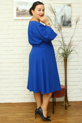 Vestido talla grande modelo 169251 Karko