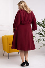 Vestido talla grande modelo 169252 Karko