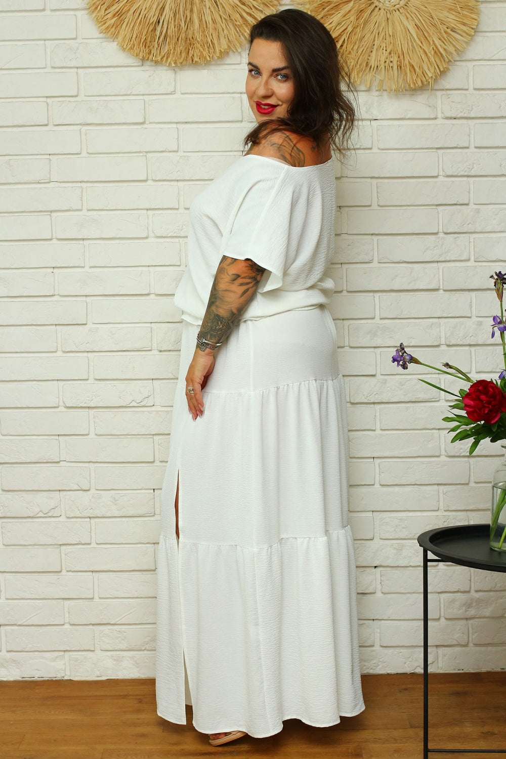 Falda talla grande modelo 169275 Karko