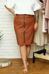Falda talla grande modelo 169276 Karko