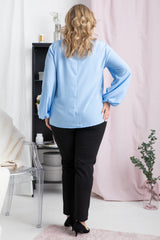 Blusa talla grande modelo 169691 Karko