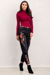 Jersey de cuello alto modelo 169852 Rue Paris