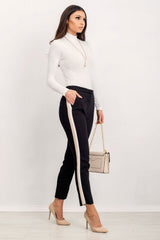 Jersey de cuello alto modelo 169854 Rue Paris