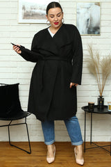 Abrigo talla grande modelo 172432 Karko