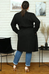 Abrigo talla grande modelo 172432 Karko