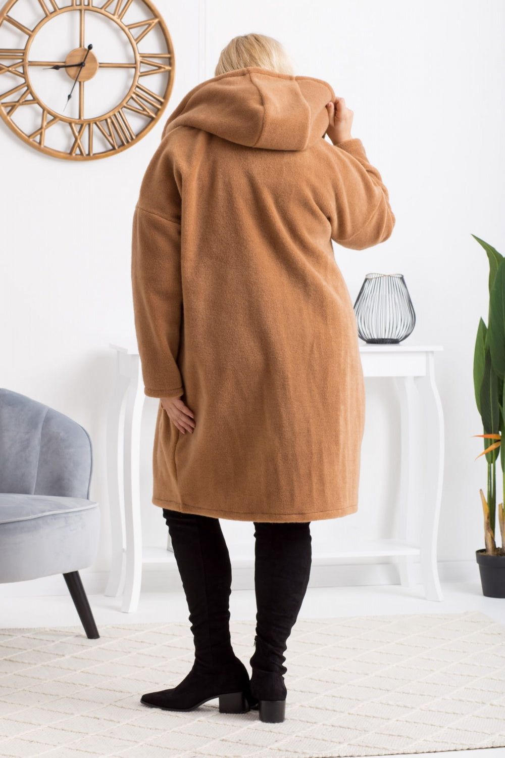 Abrigo talla grande modelo 173087 Karko