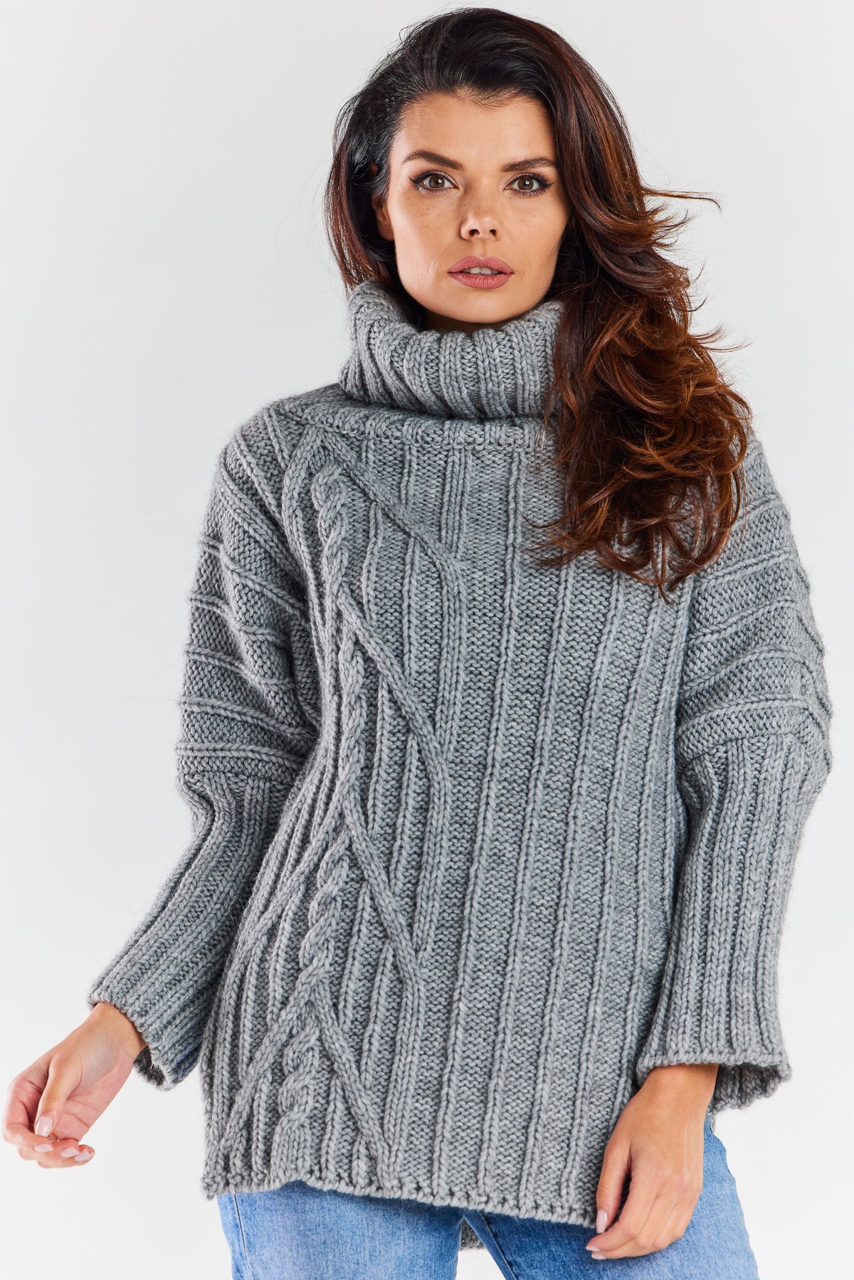 Jersey de cuello alto modelo 173936 awama