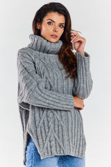 Jersey de cuello alto modelo 173936 awama