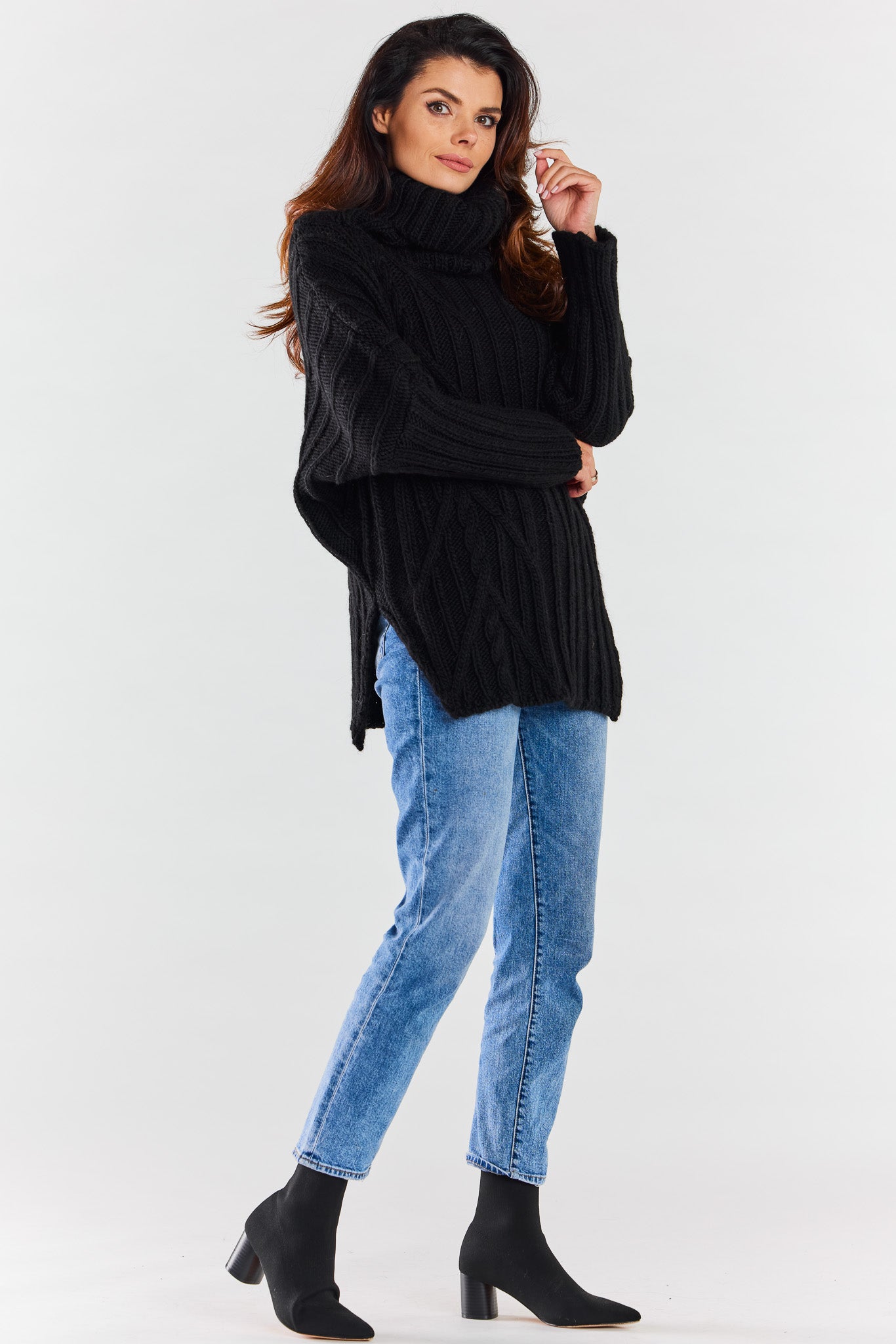 Jersey de cuello alto modelo 173939 awama