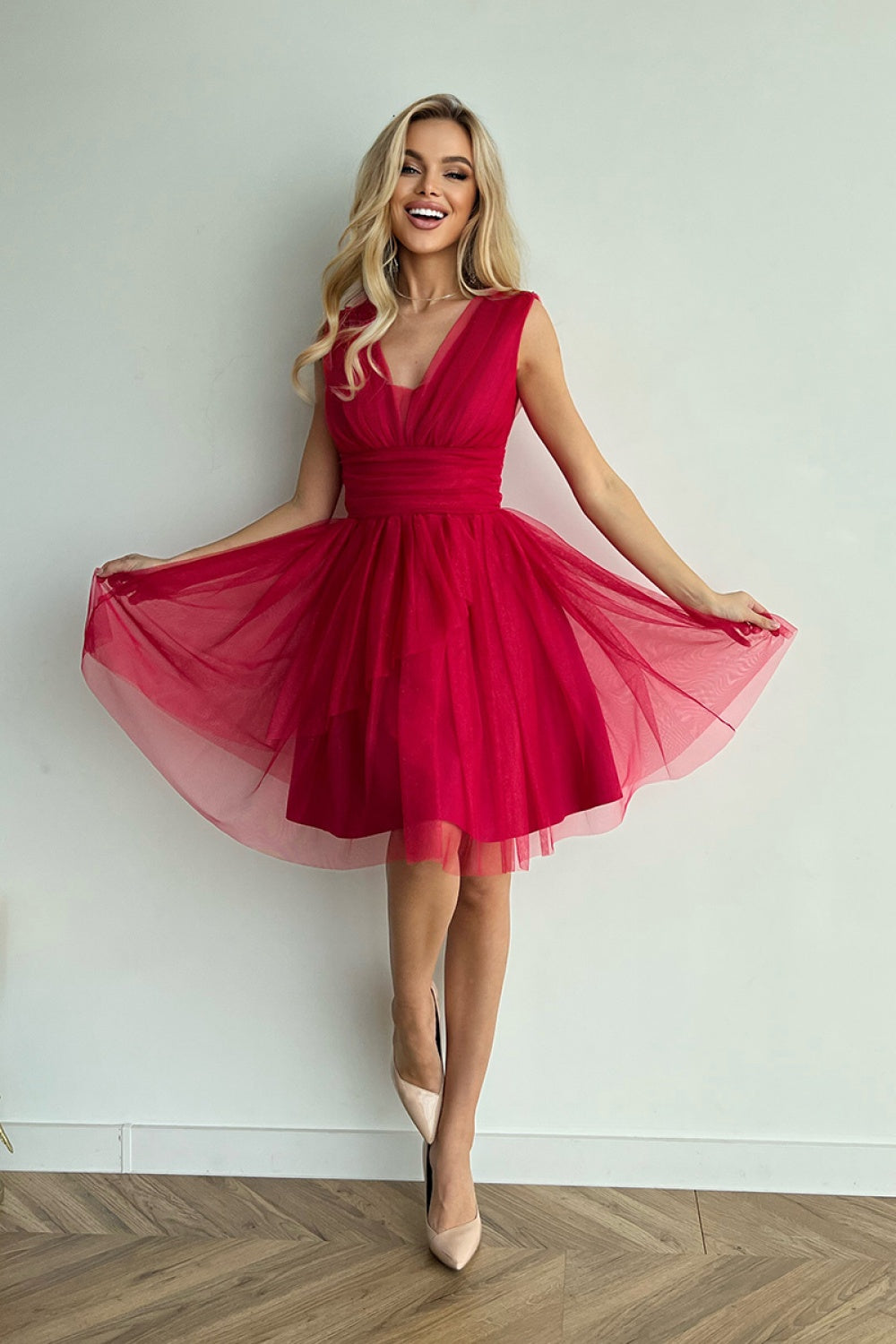 Vestido de noche modelo 174031 Bicotono