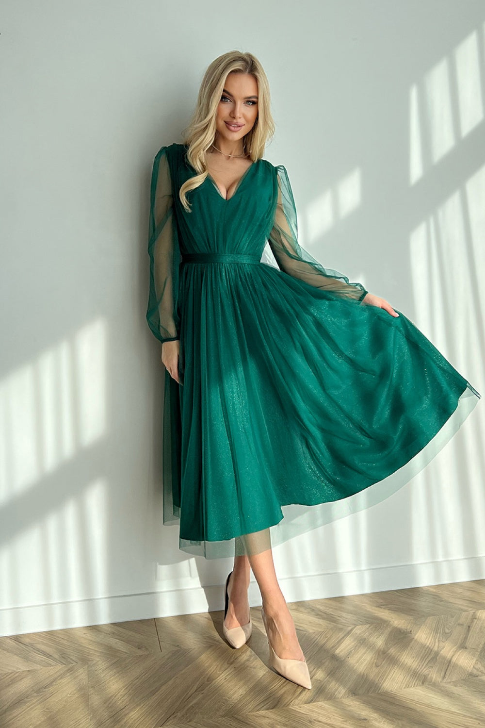 Vestido de noche modelo 174037 Bicotono