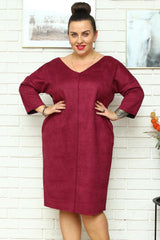Vestido talla grande modelo 175219 Karko