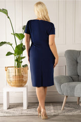 Vestido talla grande modelo 175228 Karko