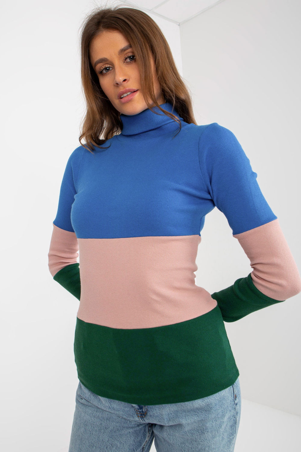 Jersey de cuello alto modelo 176350 Relevance