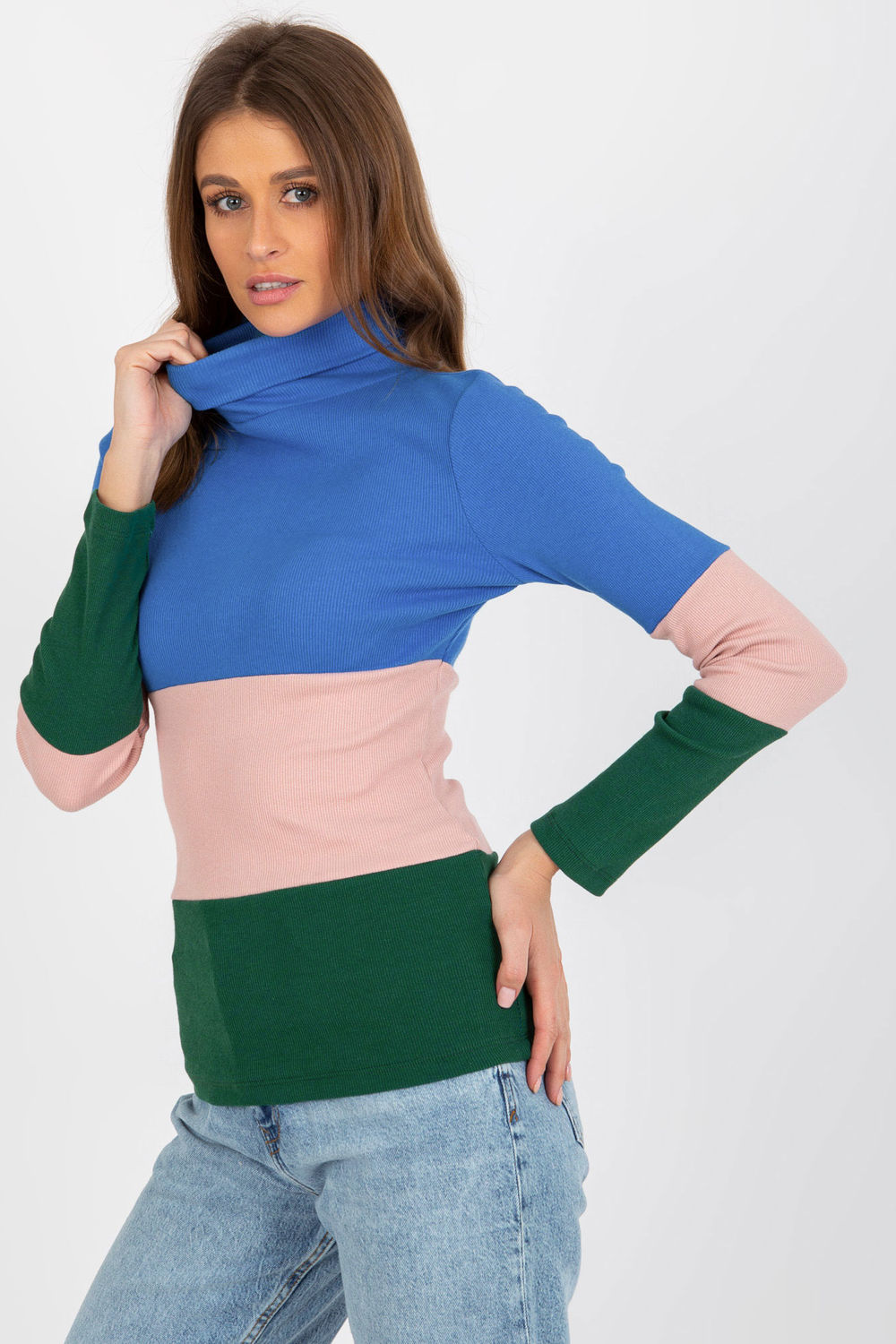 Jersey de cuello alto modelo 176350 Relevance