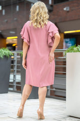Vestido talla grande modelo 178521 Karko