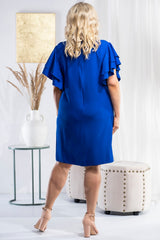 Vestido talla grande modelo 178523 Karko