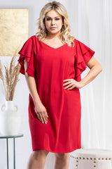 Vestido talla grande modelo 178524 Karko