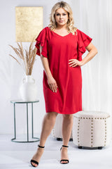 Vestido talla grande modelo 178524 Karko