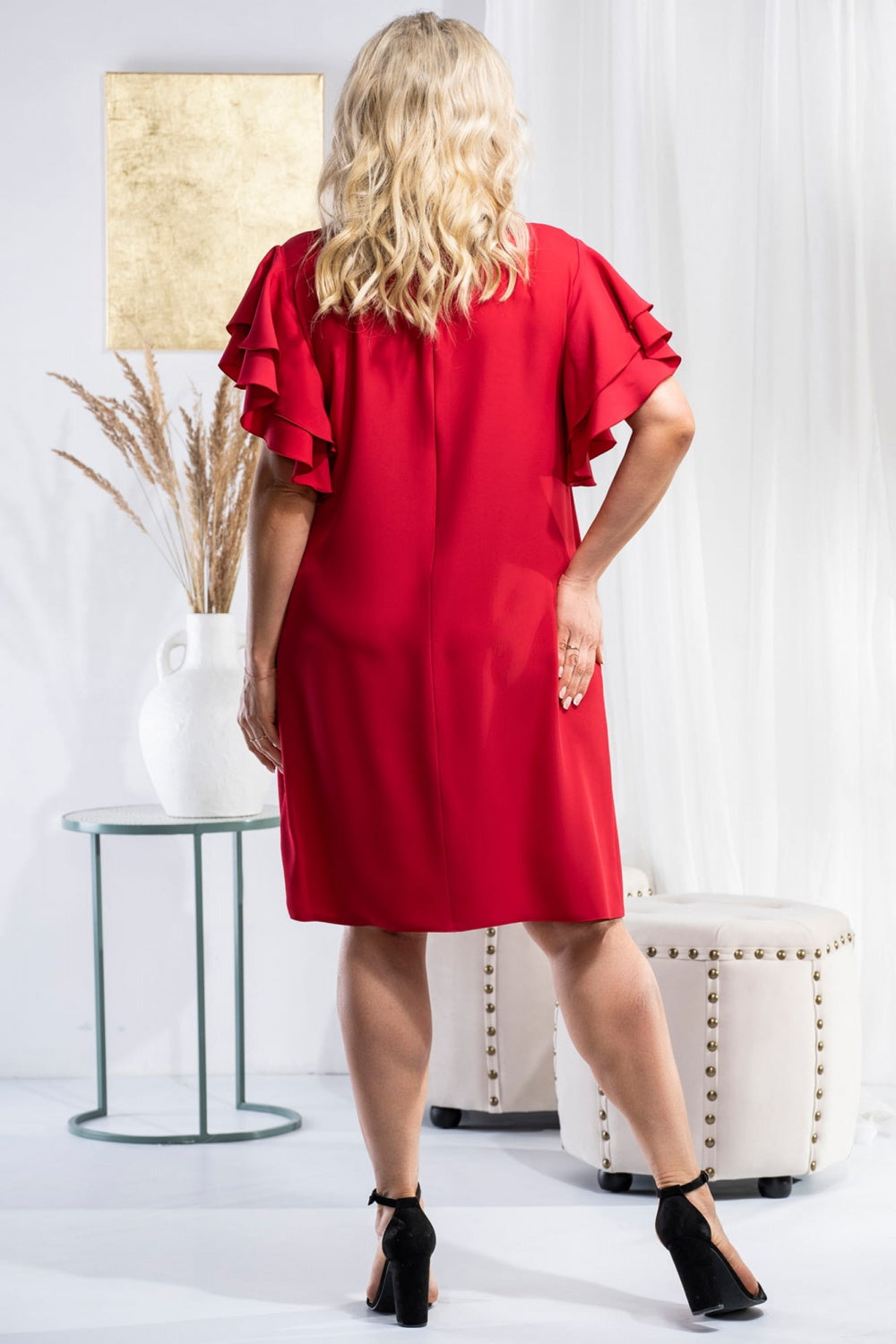 Vestido talla grande modelo 178524 Karko