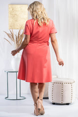 Vestido talla grande modelo 178533 Karko